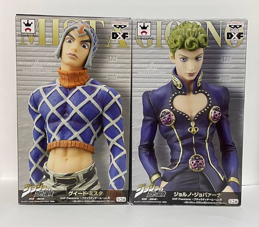 ジョジョ 5部一番くじ ミスタ＆ジョルノフィギュアセット Amazon.co.jp: ジョジョの奇妙な冒険第五部 DXF Passione